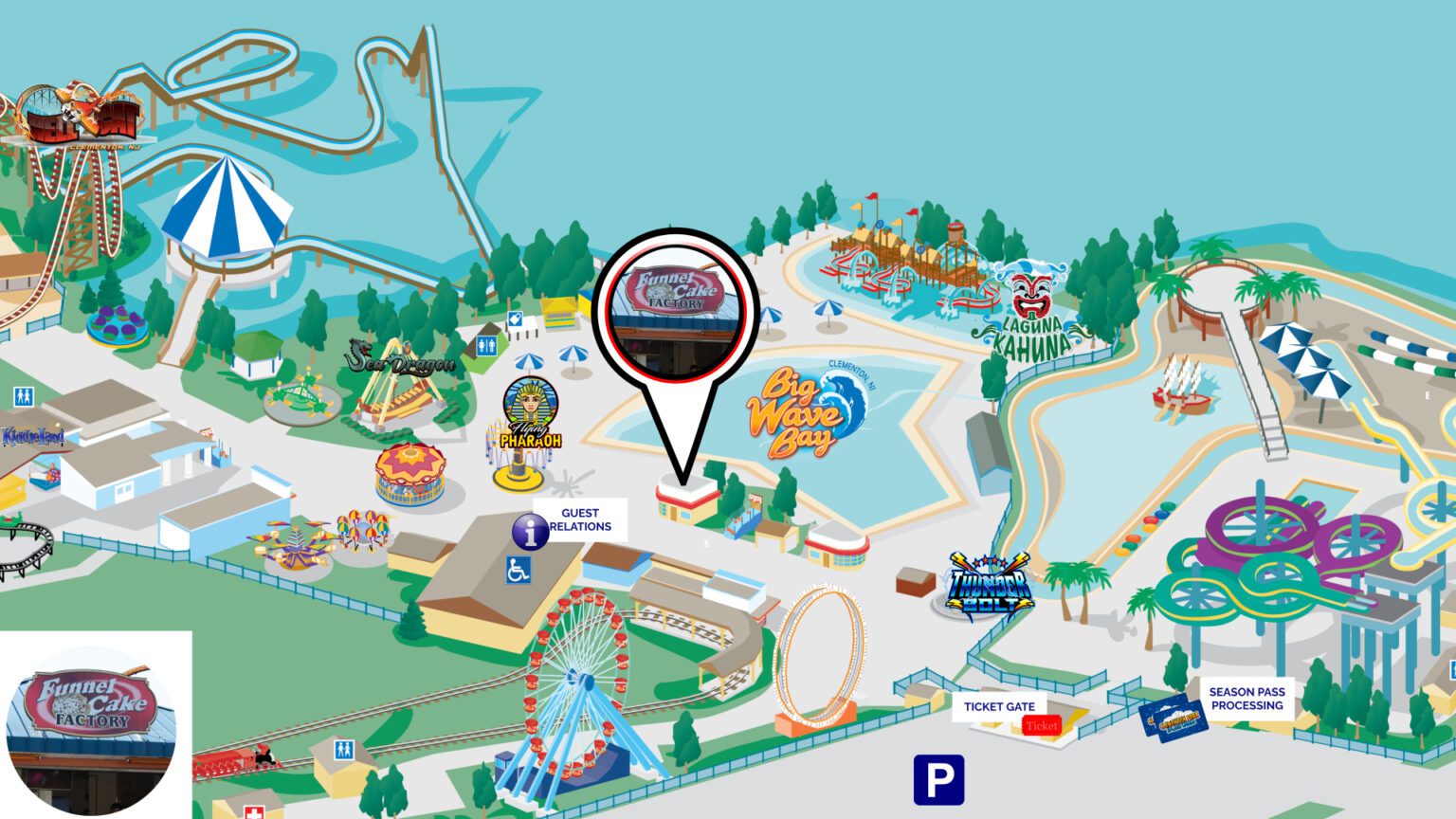 Funnel Cake Factory Clementon Park & Splashworld