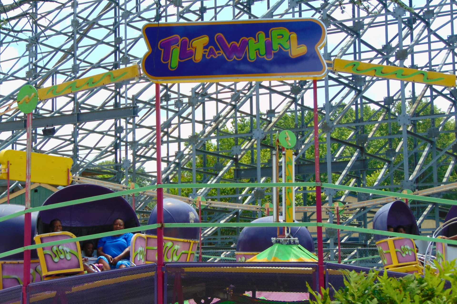 Tilt-A-Whirl at Clementon Park